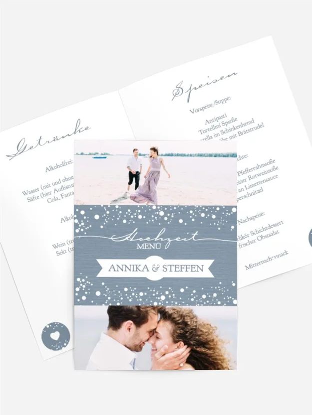 Menükarte Funkenflug Menükarte Funkenflug