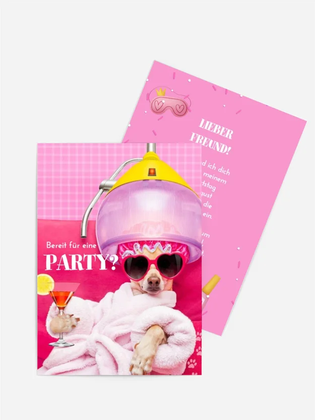 Geburtstagseinladung Vorbereitung auf die Party