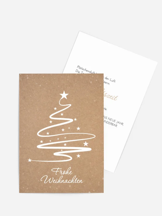 Grußkarte Weihnachten Weihnachtsbaum funkeln Grußkarte Weihnachten Weihnachtsbaum funkeln