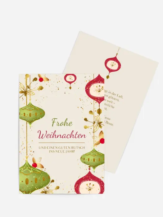Vintage Weihnachtsdekorationen