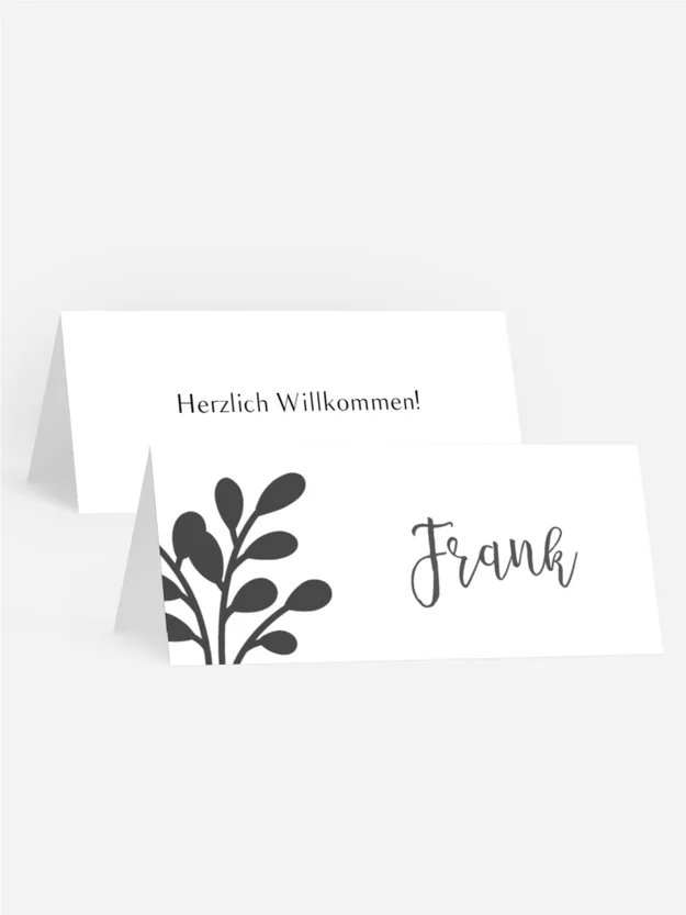 Tischkarte Kommunion Sonnentag