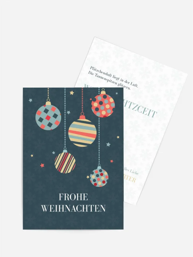 Grußkarte Weihnachten Urlaubsspielzeug