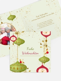 Vintage Weihnachtsdekorationen