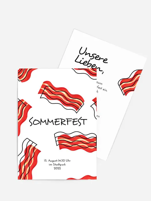 Einladung Sommerfest Line Speck