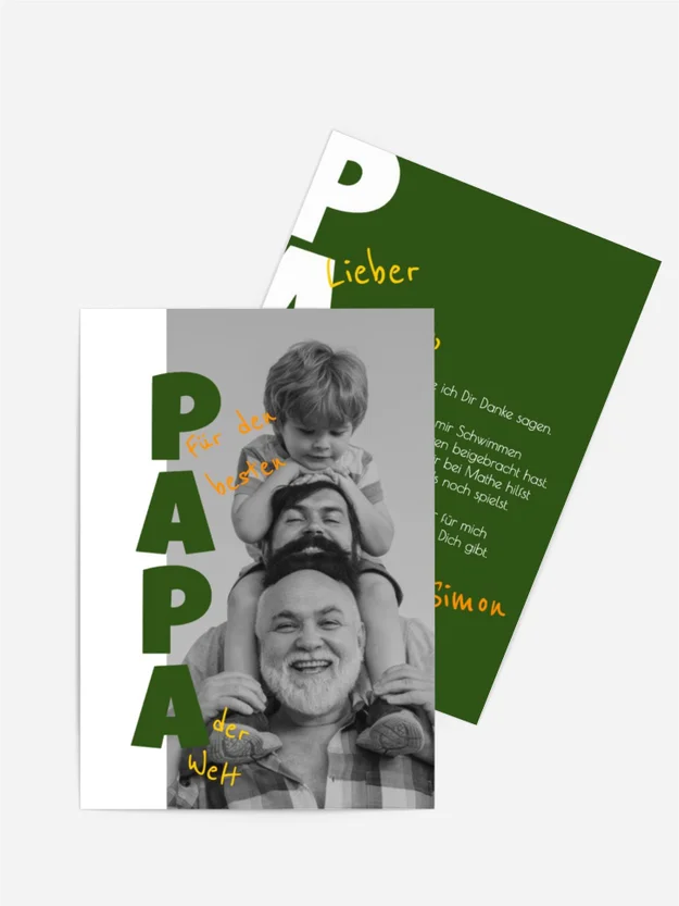 Vatertagskarte Generationsverbindung