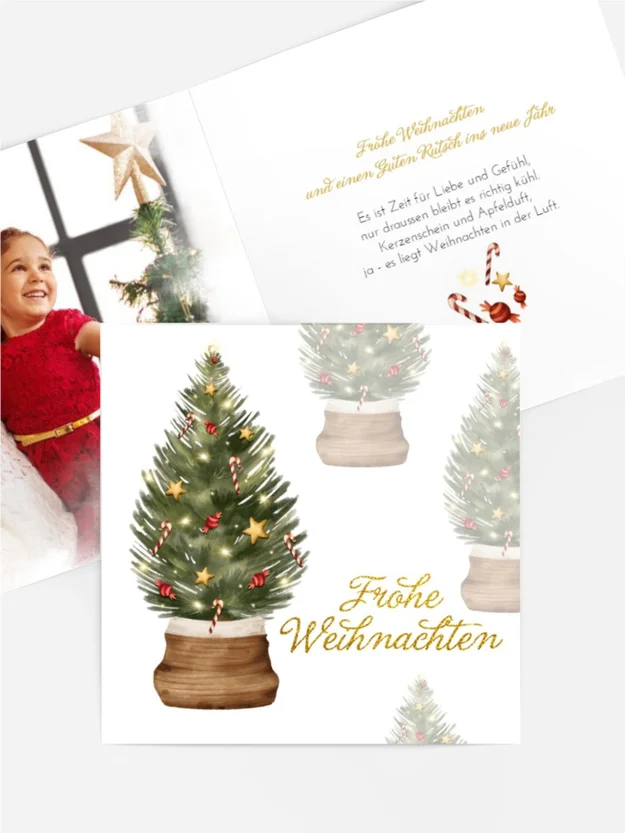 Üppiger Weihnachtsbaum