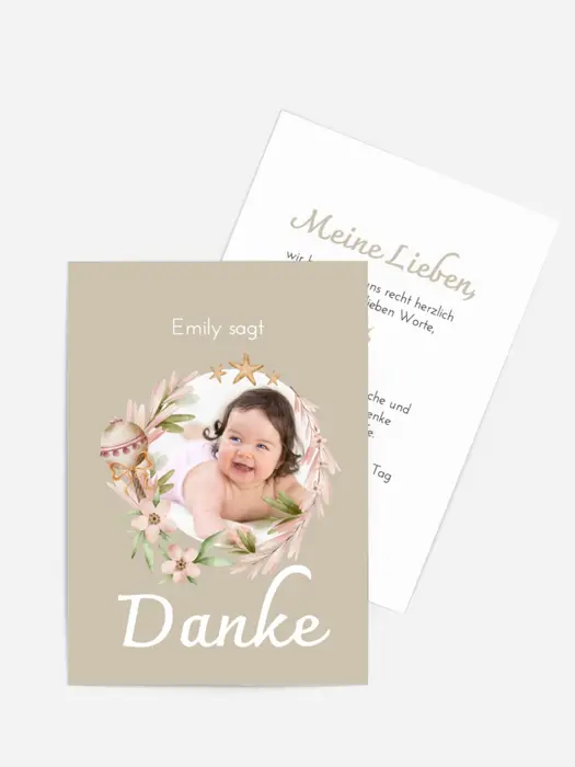 Dankeskarte Taufe Patensohn Dankeskarte Taufe Patensohn