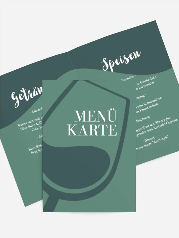 Menükarte Geburtstag Weinzeitalter