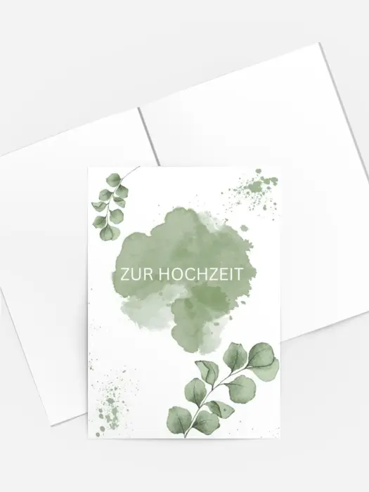 Zur Hochzeit grün