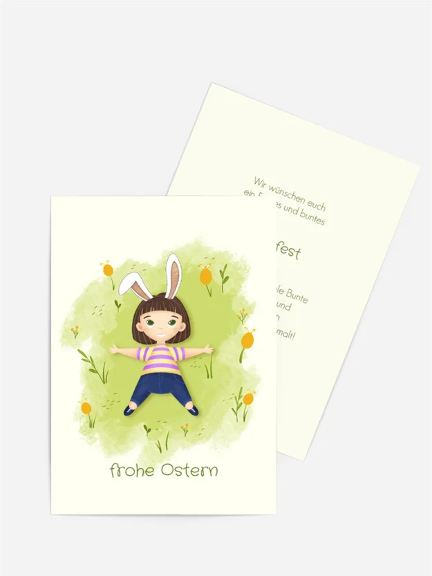 ostern Kaninchenmädchen
