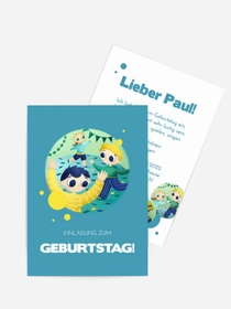 Geburtstagseinladung Lustiges Spiel