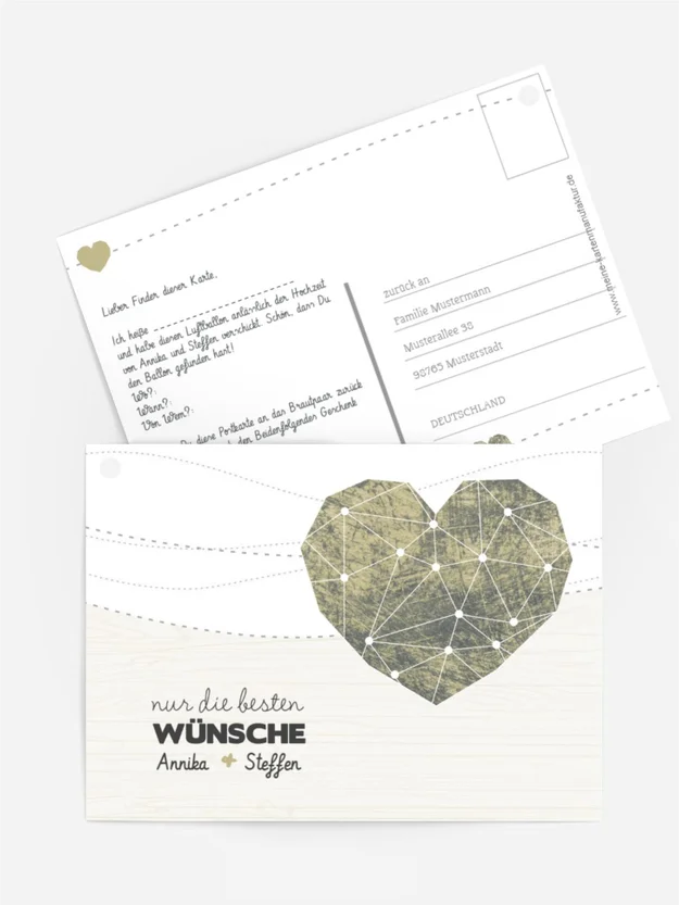 Ballonkarte Sternenbild Ballonkarte Sternenbild