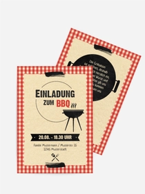 Sommerfest Einladung BBQ