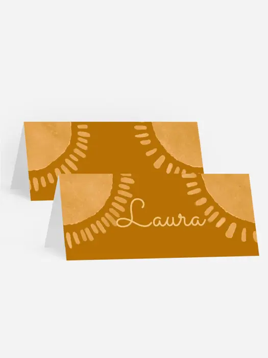 Tischkarte Geburtstag Sonnige Postkarte