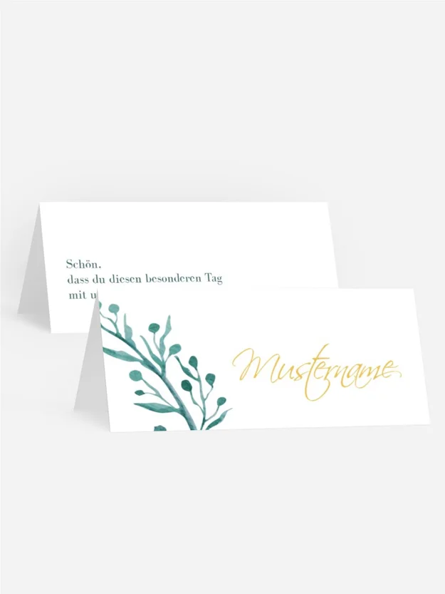 Tischkarte Irischer Nebel