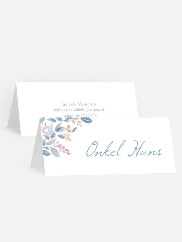 Tischkarte Herzensträume Tischkarte Herzensträume