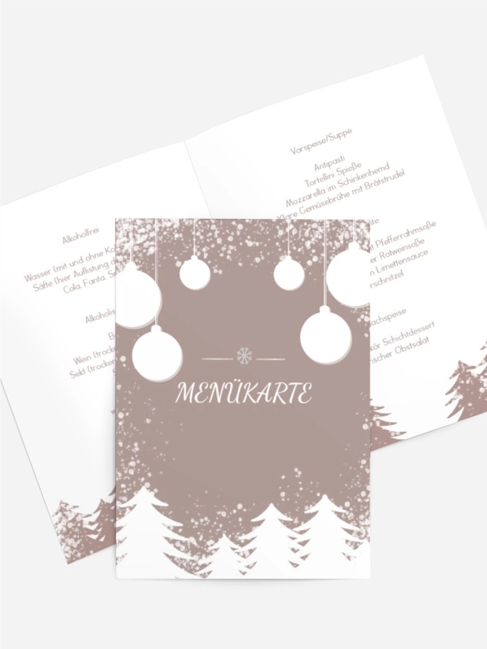 Menükarte Weihnachten Weihnachtsgeschichte Menükarte Weihnachten Weihnachtsgeschichte