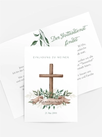 Einladungskarte Kommunion Mein Kreuz Einladungskarte Kommunion Mein Kreuz