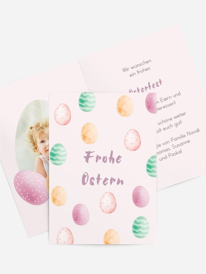 ostern bunte Eier