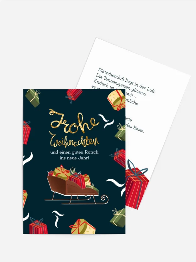 Schlitten vom Weihnachtsmann