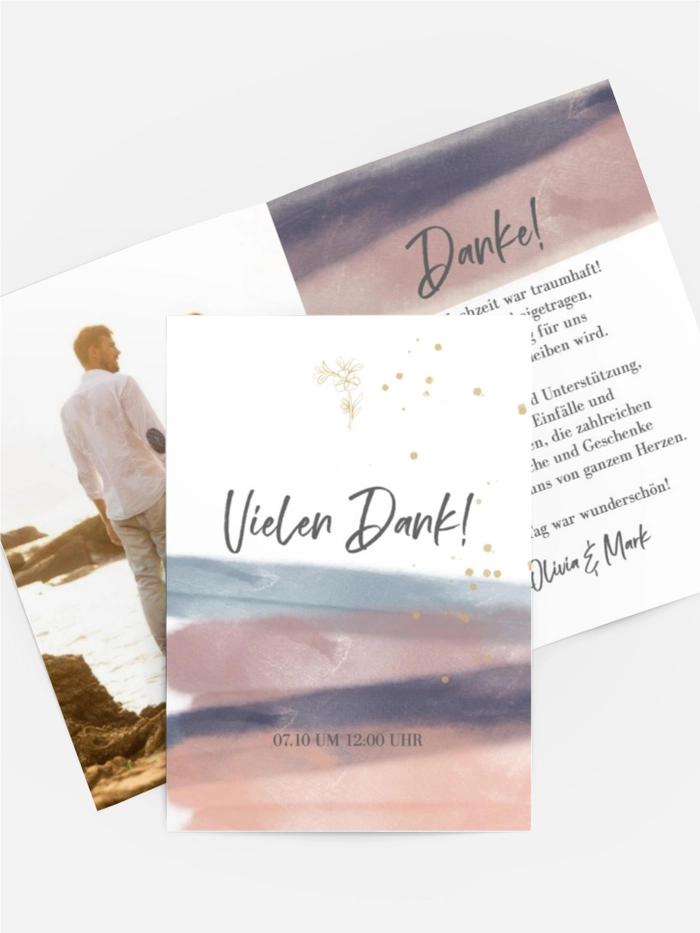 Dankeskarte Wüstenlichter Dankeskarte Wüstenlichter