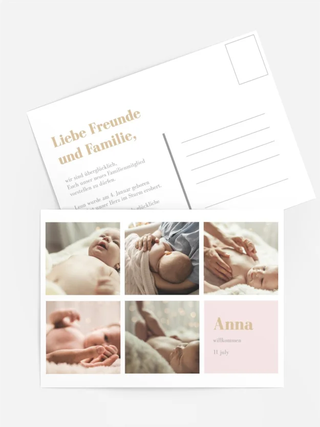 Babykarte Neuer Mensch