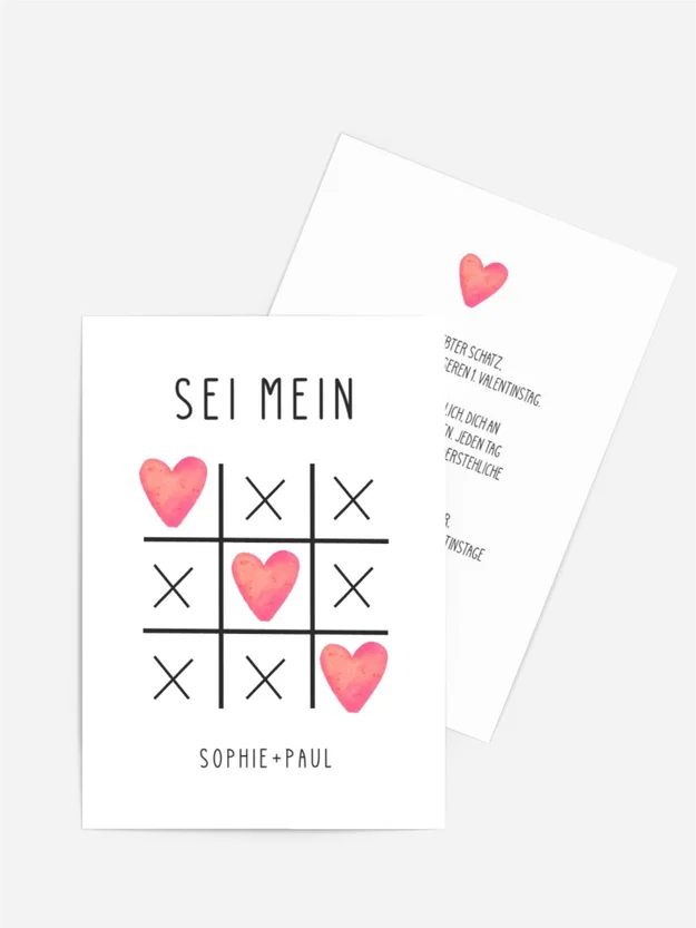 Valentinskarte Ich habe gewonnen!