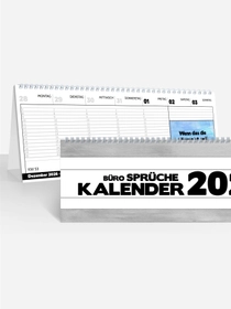 Terminplaner/Wochenplaner Bürosprüche
