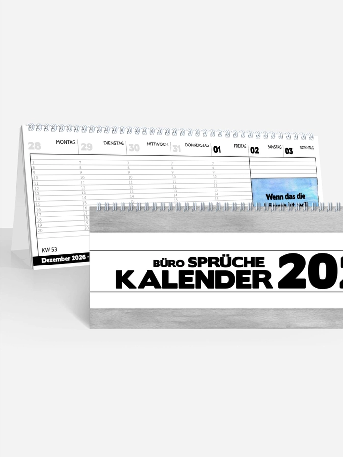 Terminplaner/Wochenplaner Bürosprüche