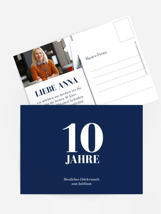 Jubiläumskarten Schulter an Schulter Jubiläumskarten Schulter an Schulter