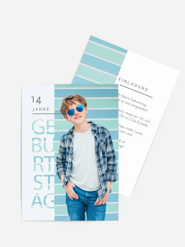 Geburtstagseinladung Invers 2
