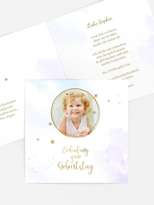 Geburtstagseinladung Zauberstaub Geburtstagseinladung Zauberstaub