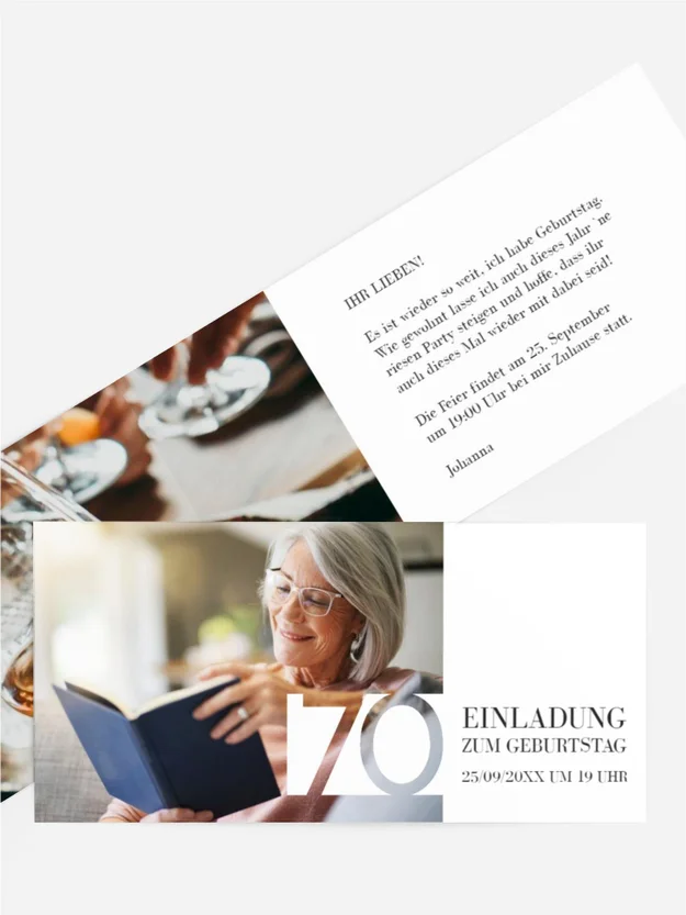 Geburtstagseinladung Weitreichend