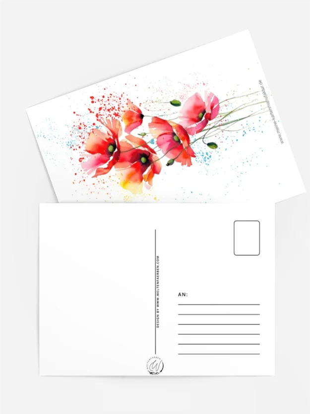 Mohngrüße ohne Lettering