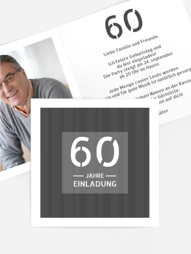 Geburtstagseinladung Edelfeier