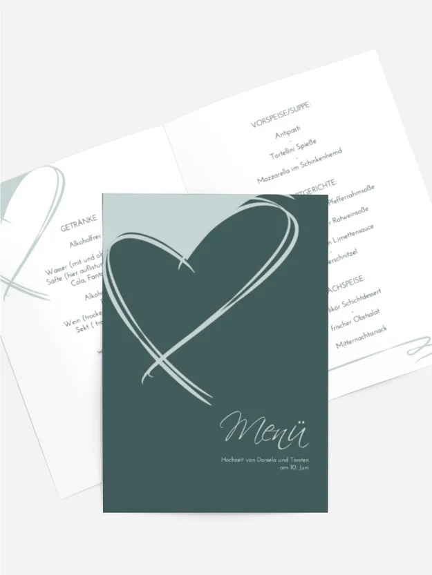 Menükarte Doppelherz