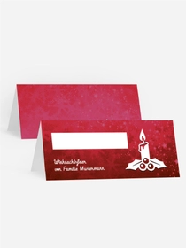 Weihnachtstischkarte Advent