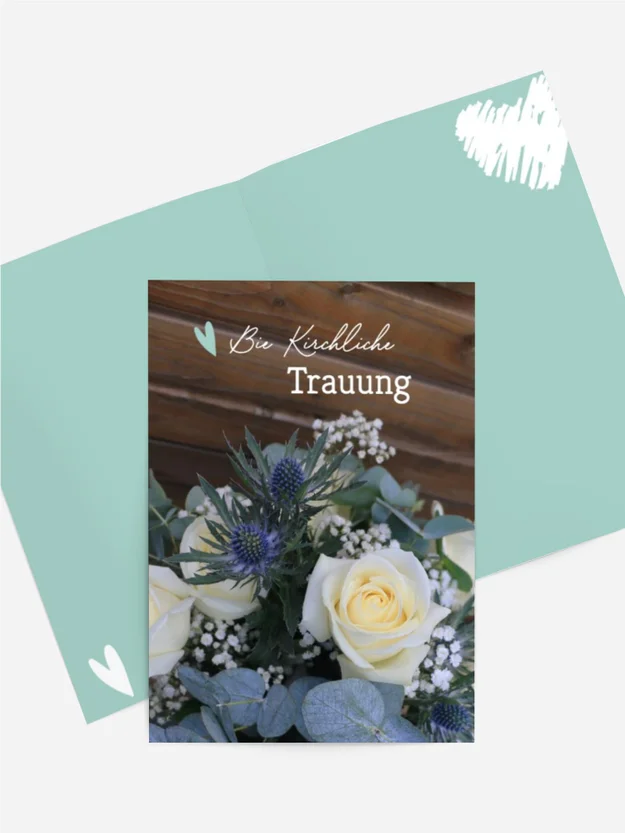 Kirchenheft Hochzeitsstrauß