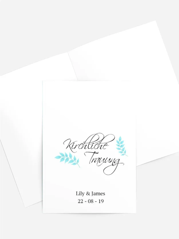 Kirchenheft Blattbogen