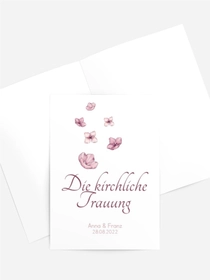 Kirchenheft Hochzeit Hortensie Kirchenheft Hochzeit Hortensie