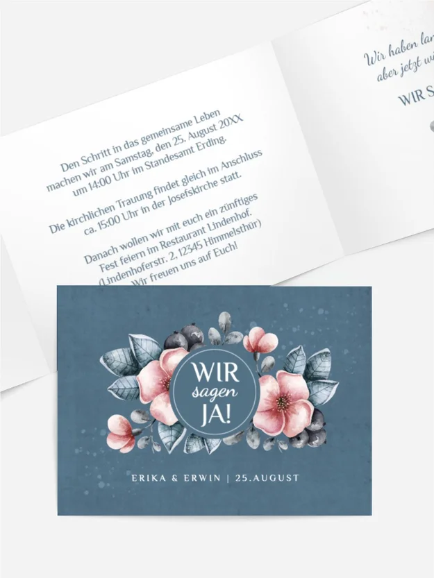 Präsente Blumenflut