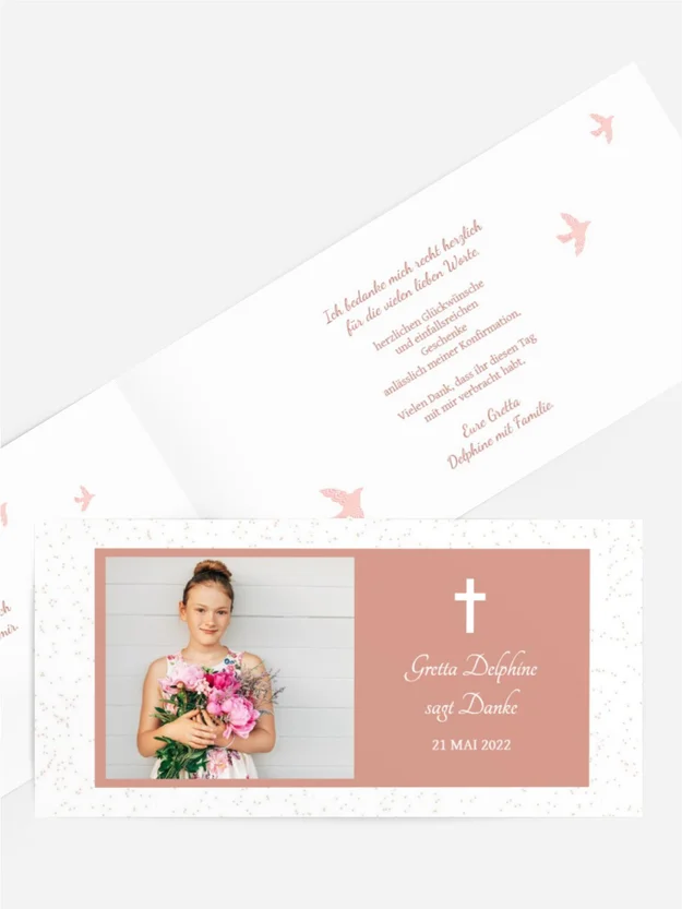 Dankeskarte Konfirmation Heiliger Geist