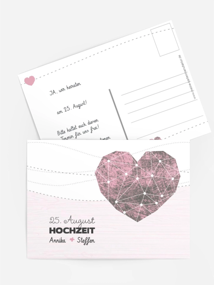 Save the Date Karte Sternenbild