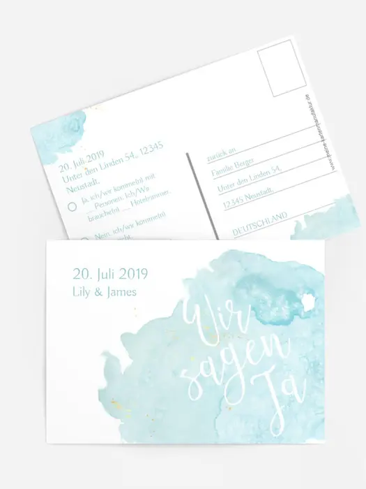 Antwortkarte Wolke Sieben