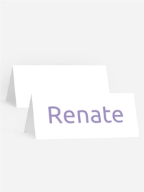Tischkarte Kommunion Reine Heilige