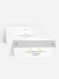 Tischkarte Im Zeichen der Liebe - Männer