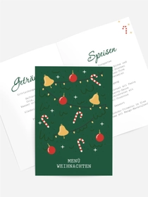 Menükarte Weihnachten Weihnachtsbaum im Urlaub Menükarte Weihnachten Weihnachtsbaum im Urlaub