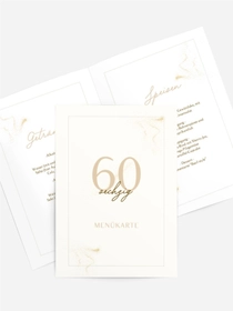 Menükarte Geburtstag Wie Marmor