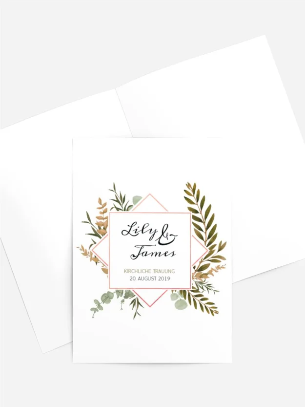 Kirchenheft Umschlag Farn Kirchenheft Umschlag Farn