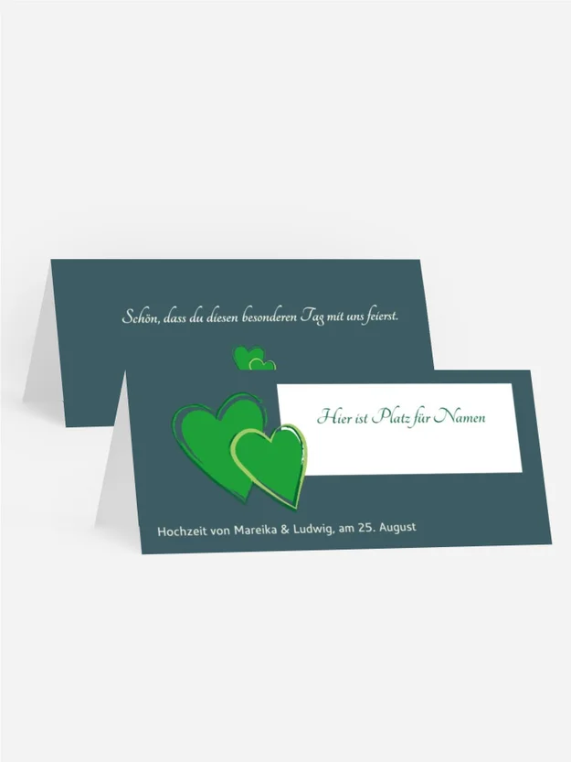 Tischkarte Eheglück